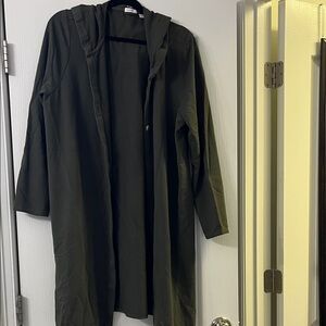 Olive Green Women's Trench Coat